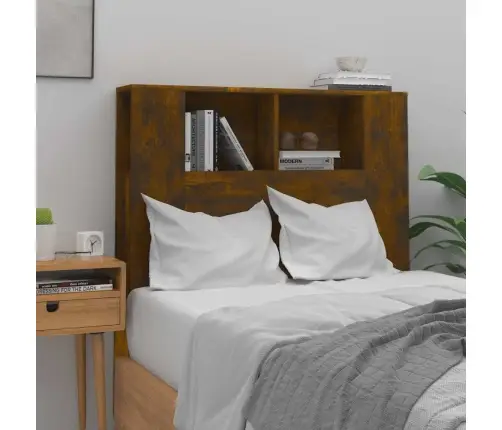 Gultas Galvgalis Ar Plauktu, Ozolkoka Krāsa, 100X18,5X102,5 Cm Vidaxl