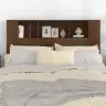 Gultas Galvgalis Ar Plauktu, Ozolkoka Krāsa, 140X18,5X104,5 Cm Vidaxl