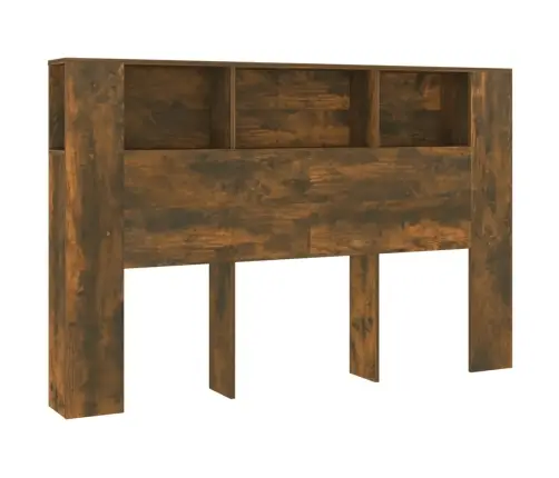 Gultas Galvgalis Ar Plauktu, Ozolkoka Krāsa, 160X18,5X104,5 Cm Vidaxl