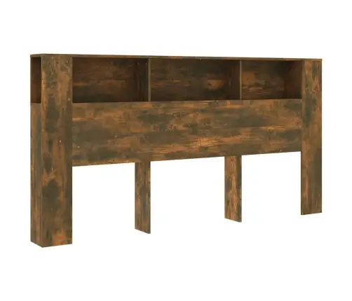 Gultas Galvgalis Ar Plauktu, Ozolkoka Krāsa, 200X18,5X104,5 Cm Vidaxl