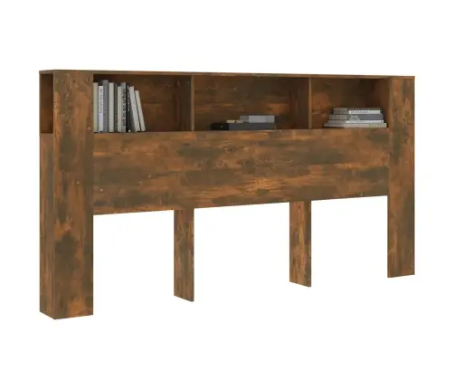 Gultas Galvgalis Ar Plauktu, Ozolkoka Krāsa, 200X18,5X104,5 Cm Vidaxl