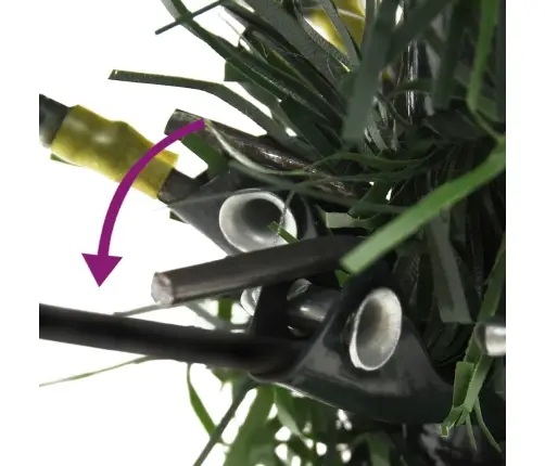 Ziemassvētku Egle Ar Čiekuriem, Zaļa, 120 Cm, Pvc Un Pe Vidaxl