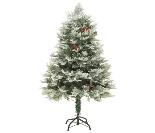 Ziemassvētku Egle Ar Čiekuriem, Zaļa, 150 Cm, Pvc Un Pe Vidaxl Ziemassvētku Egle Ar Čiekuriem, Zaļa, 150 Cm, Pvc Un Pe Vidaxl