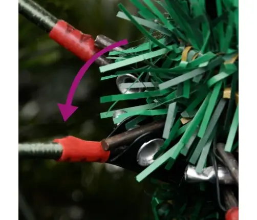 Kalėdų Eglutė Su Pušies Kankorėžiais, Žalia, 225cm Pvc Su Pe