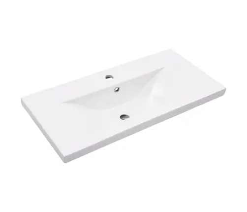 Vannasistabas Skapītis Ar Iebūvētu Izlietni, Melns Dzelzs Vidaxl