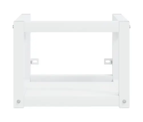 Vannasistabas Skapītis Ar Iebūvētu Izlietni, Balts, Dzelzs Vidaxl