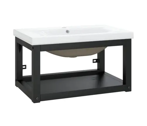 Valamuraam Sisseehitatud Valamuga, Must, Raud