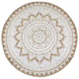 Vaip, Punutud Džuut, Trükimustriga, 180 cm Ümmargune