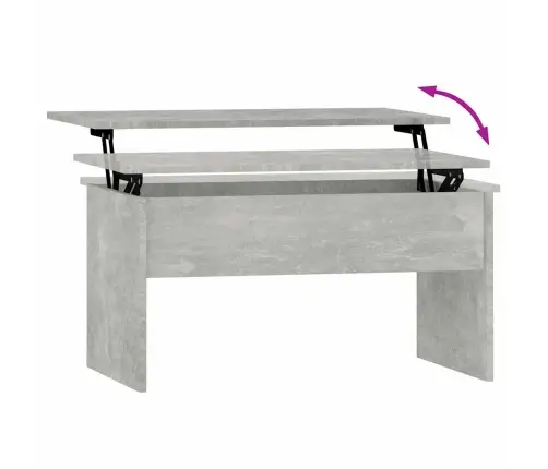 Kohvilaud, Betoonhall, 80X50,5X41,5 cm Tehispuit Kohvilaud, Betoonhall, 80X50,5X41,5 cm Tehispuit