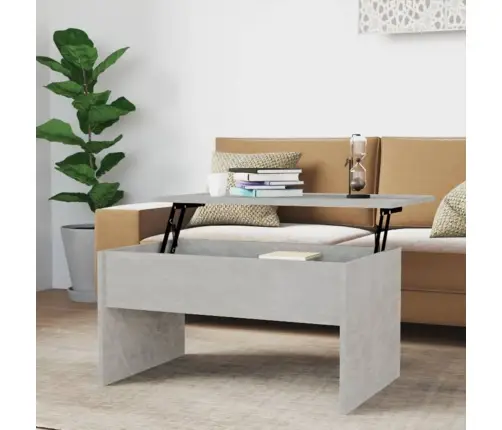 Kohvilaud, Betoonhall, 80X50,5X41,5 cm Tehispuit Kohvilaud, Betoonhall, 80X50,5X41,5 cm Tehispuit