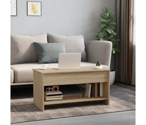 Kafijas Galdiņš, Ozola Krāsa, 102X50X52,5 Cm, Inženierijas Koks Vidaxl Kafijas Galdiņš, Ozola Krāsa, 102X50X52,5 Cm, Inženierijas Koks Vidaxl