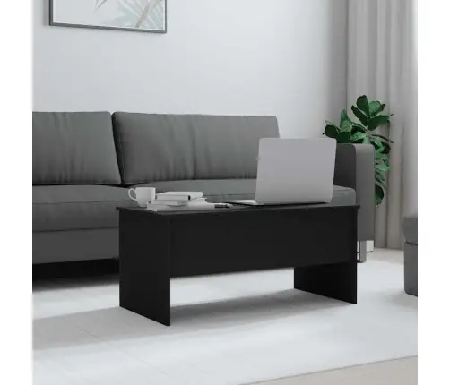 Kafijas Galdiņš, Melns, 102X50,5X46,5 Cm, Inženierijas Koks Vidaxl Kafijas Galdiņš, Melns, 102X50,5X46,5 Cm, Inženierijas Koks Vidaxl