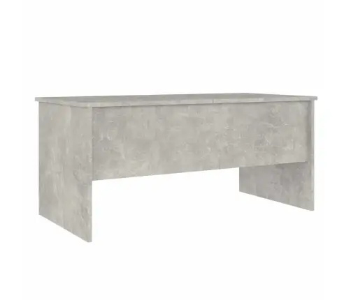 Kafijas Galdiņš Betona Pelēks 102X50,5X46,5Cm Inženierijas Koks Vidaxl