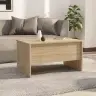 Kafijas Galdiņš, Ozolkoka Krāsa, 80X50X42,5Cm Inženierijas Koks Vidaxl Kafijas Galdiņš, Ozolkoka Krāsa, 80X50X42,5Cm Inženierijas Koks Vidaxl