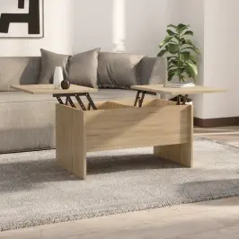 Kafijas Galdiņš, Ozolkoka Krāsa, 80X50X42,5Cm Inženierijas Koks Vidaxl