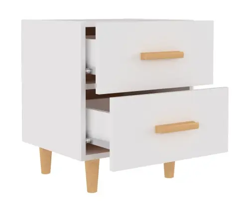 Naktinė Spintelė, Baltos Spalvos, 40X35X47,5Cm