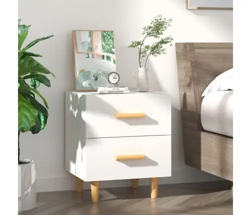 Naktinė Spintelė, Baltos Spalvos, 40X35X47,5Cm