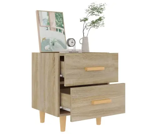 Naktsskapīši, 2 Gab., Ozolkoka Krāsa, 40X35X47,5 Cm Vidaxl