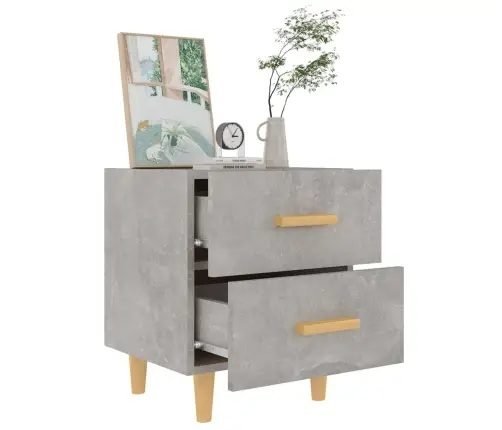 Naktinė Spintelė, Betono Pilkos Spalvos, 40X35X47,5Cm