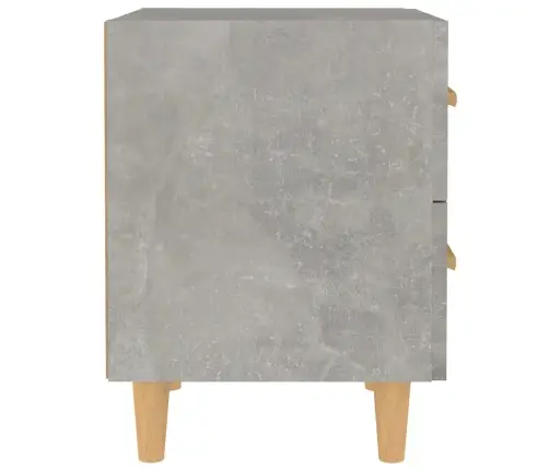 Naktsskapīši, 2 Gab., Betona Pelēki, 40X35X47,5 Cm Vidaxl