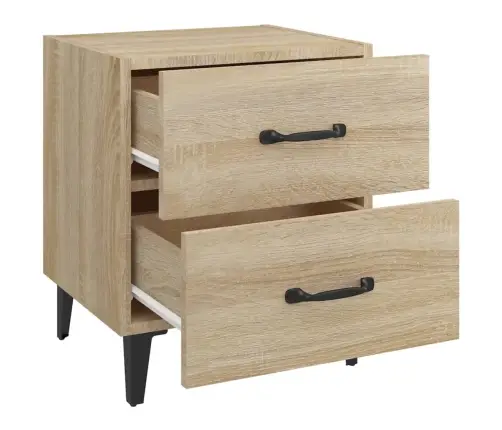 Naktinė Spintelė, Sonoma Ąžuolo Spalvos, 40X35X47,5Cm Naktinė Spintelė, Sonoma Ąžuolo Spalvos, 40X35X47,5Cm