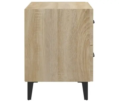 Naktinė Spintelė, Sonoma Ąžuolo Spalvos, 40X35X47,5Cm Naktinė Spintelė, Sonoma Ąžuolo Spalvos, 40X35X47,5Cm