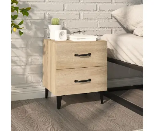 Naktinė Spintelė, Sonoma Ąžuolo Spalvos, 40X35X47,5Cm Naktinė Spintelė, Sonoma Ąžuolo Spalvos, 40X35X47,5Cm