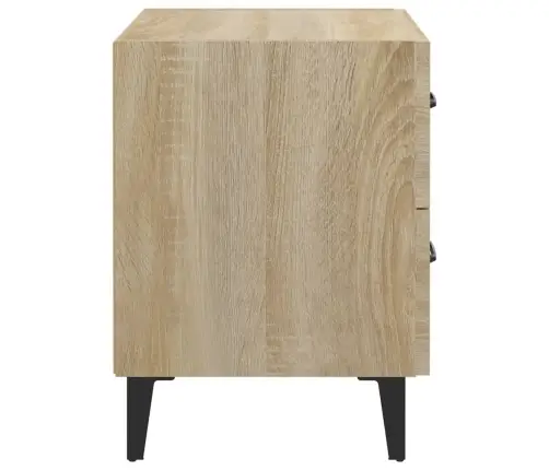 Naktsskapīši, 2 Gab., Ozolkoka Krāsa, 40X35X47,5 Cm Vidaxl