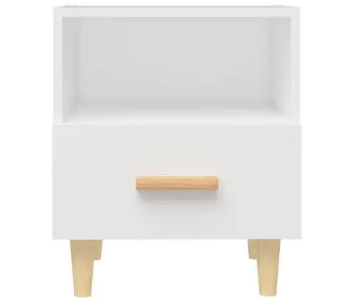 Naktinė Spintelė, Baltos Spalvos, 40X35X47Cm