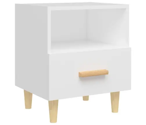 Naktsskapīši, 2 Gab., Balti, 40X35X47 Cm Vidaxl