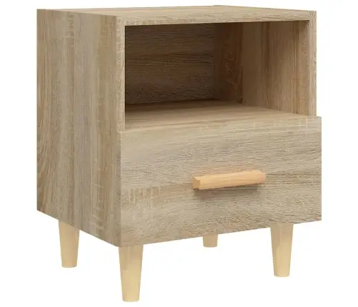 Naktinė Spintelė, Sonoma Ąžuolo Spalvos, 40X35X47Cm Naktinė Spintelė, Sonoma Ąžuolo Spalvos, 40X35X47Cm