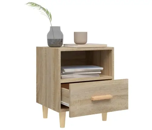 Naktinė Spintelė, Sonoma Ąžuolo Spalvos, 40X35X47Cm Naktinė Spintelė, Sonoma Ąžuolo Spalvos, 40X35X47Cm