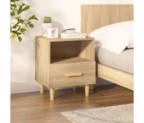 Naktinė Spintelė, Sonoma Ąžuolo Spalvos, 40X35X47Cm Naktinė Spintelė, Sonoma Ąžuolo Spalvos, 40X35X47Cm