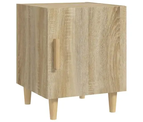 Naktsskapīši, 2 Gab., Ozolkoka Krāsa, Inženierijas Koks Vidaxl