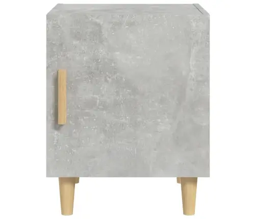 Naktsskapītis, Betona Pelēks, Inženierijas Koks Vidaxl Naktsskapītis, Betona Pelēks, Inženierijas Koks Vidaxl