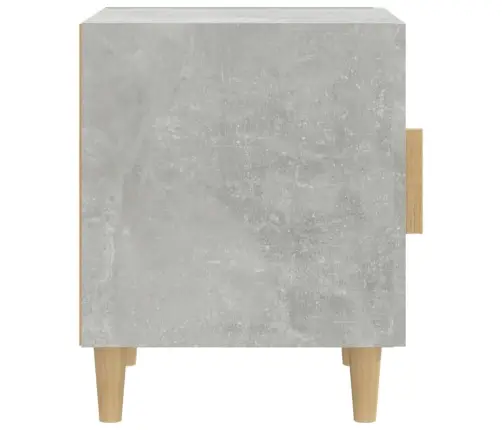 Naktsskapītis, Betona Pelēks, Inženierijas Koks Vidaxl Naktsskapītis, Betona Pelēks, Inženierijas Koks Vidaxl