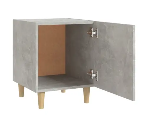 Naktsskapītis, Betona Pelēks, Inženierijas Koks Vidaxl Naktsskapītis, Betona Pelēks, Inženierijas Koks Vidaxl