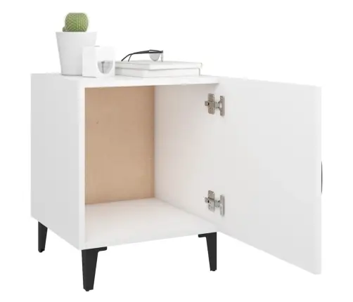 Naktsskapītis, Balts, Inženierijas Koks Vidaxl