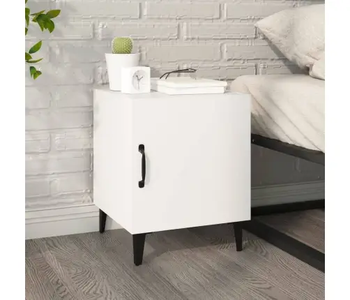 Naktsskapītis, Balts, Inženierijas Koks Vidaxl