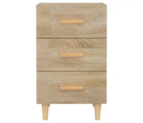 Naktinė Spintelė, Sonoma Ąžuolo, 40X40X66cm Apdirbta Mediena