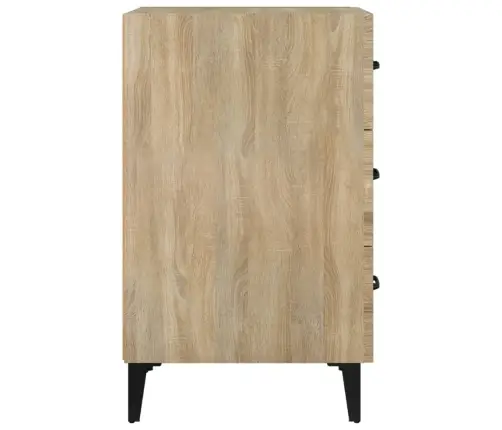 Naktinė Spintelė, Sonoma Ąžuolo, 40X40X66cm Apdirbta Mediena Naktinė Spintelė, Sonoma Ąžuolo, 40X40X66cm Apdirbta Mediena