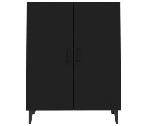 Kumode, Melna, 70X34X90 Cm, Inženierijas Koks Vidaxl