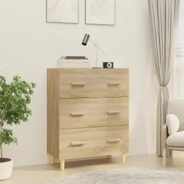 Kumode, Ozolkoka Krāsa, 70X34X90 Cm, Inženierijas Koks Vidaxl