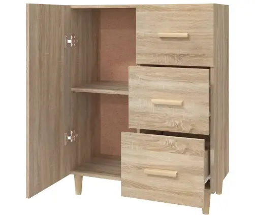 Kumode, Ozolkoka Krāsa, 69,5X34X90 Cm, Inženierijas Koks Vidaxl Kumode, Ozolkoka Krāsa, 69,5X34X90 Cm, Inženierijas Koks Vidaxl