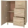 Kumode, Ozolkoka Krāsa, 69,5X34X90 Cm, Inženierijas Koks Vidaxl Kumode, Ozolkoka Krāsa, 69,5X34X90 Cm, Inženierijas Koks Vidaxl