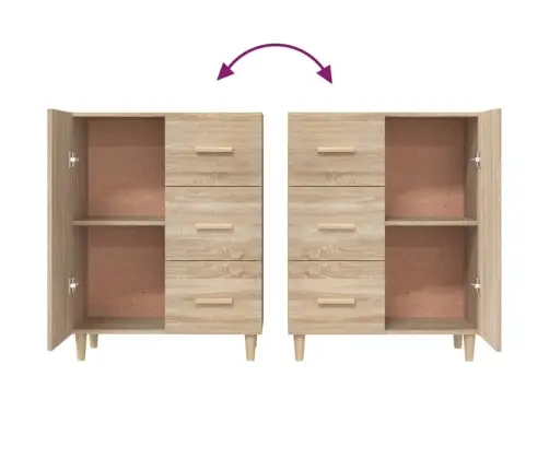 Kumode, Ozolkoka Krāsa, 69,5X34X90 Cm, Inženierijas Koks Vidaxl Kumode, Ozolkoka Krāsa, 69,5X34X90 Cm, Inženierijas Koks Vidaxl