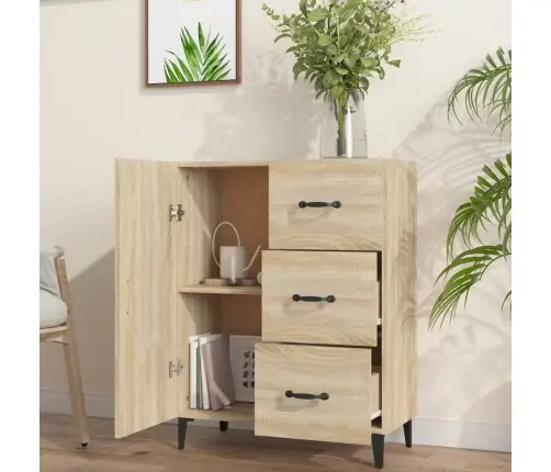 Kumode, Ozolkoka Krāsa, 69,5X34X90 Cm, Inženierijas Koks Vidaxl Kumode, Ozolkoka Krāsa, 69,5X34X90 Cm, Inženierijas Koks Vidaxl