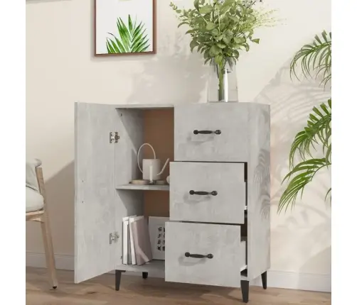 Puhvetkapp, Betoonhall, 69,5 X 34 X 90 cm Tehispuit Puhvetkapp, Betoonhall, 69,5 X 34 X 90 cm Tehispuit