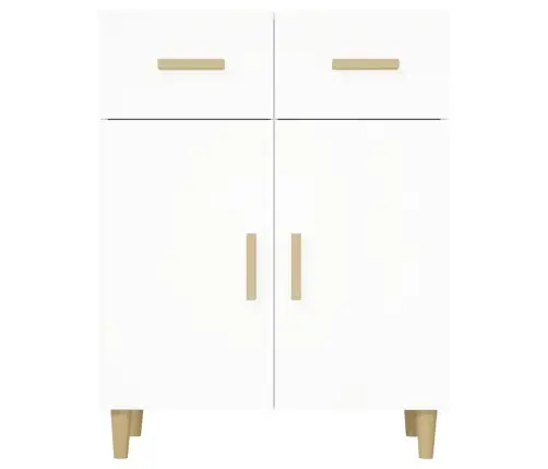 Šoninė Spintelė, Baltos Spalvos, 69,5X34X89cm Apdirbta Mediena