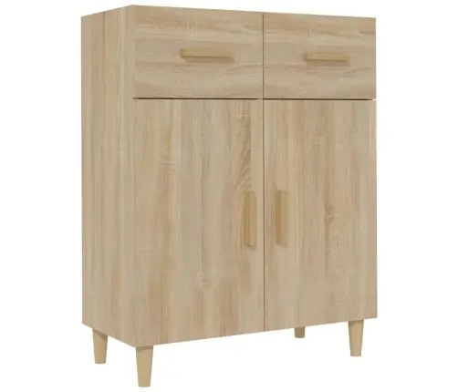 Šoninė Spintelė, Ąžuolo Spalvos, 69,5X34X89cm Apdirbta Mediena